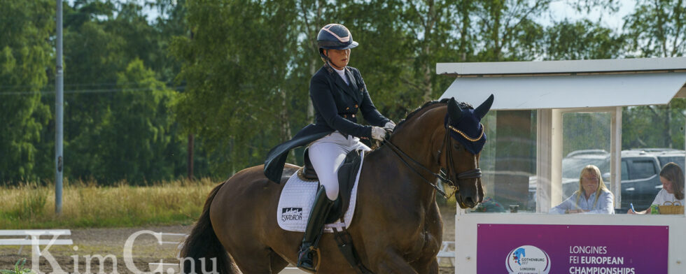 Johanna DueBoje och Mazy Klövenhöj rider i det svenska nationscuplaget i Falsterbo. Arkivbild. Foto: KimC.nu by Kim C Lundin